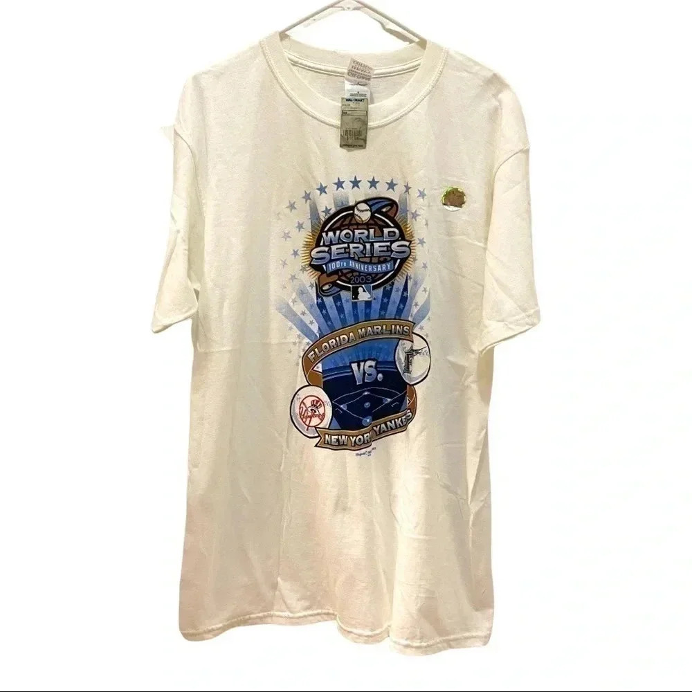 World Series baseball Marlins New York Yankees Deadstock 2003 100th Anniversary